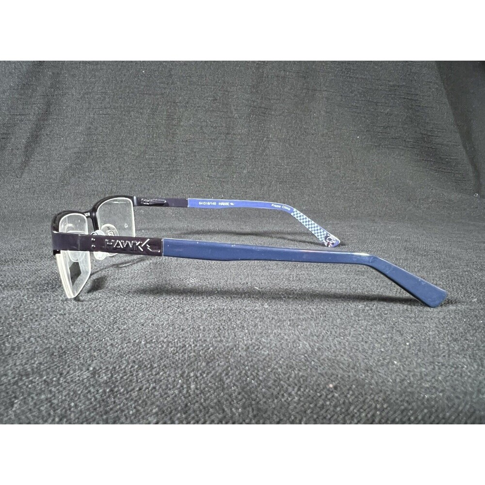 Tony Hawk Eye Glasses TH528-3 Blue Half Frame 54-18-140 FRAMES ONLY - Picture 3 of 8